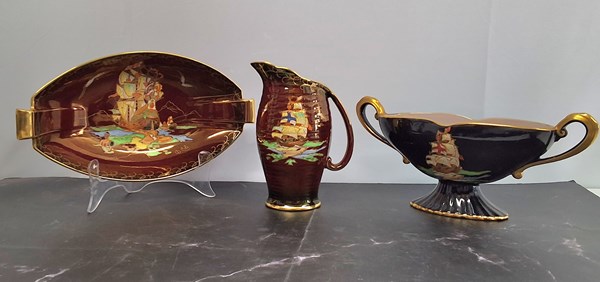 Lot 1198 - CROWN DEVON LUSTRE WARE