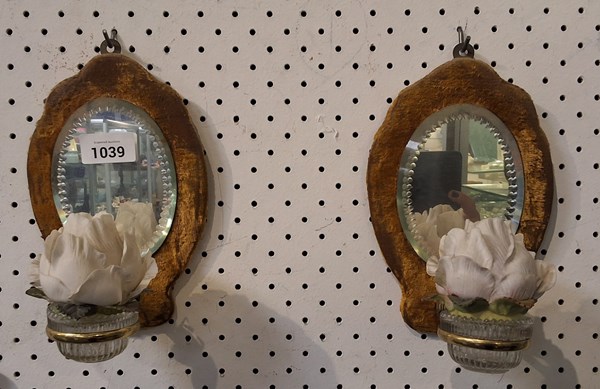 Lot 1039 - WALL SCONCES