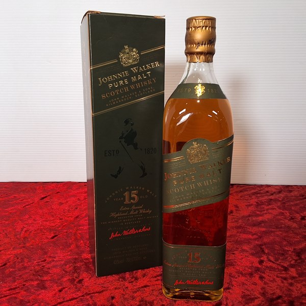 Lot 77 - JOHNNIE WALKER GREEN LABEL 15yo WHISKY