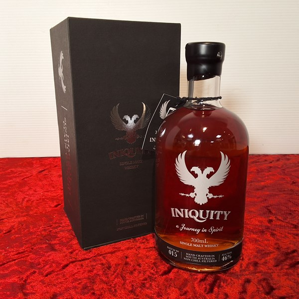 Lot 59 - INIQUITY AUSTRALIAN WHISKY