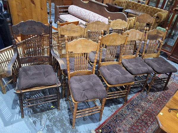 Lot 108 - DINING CHAIRS