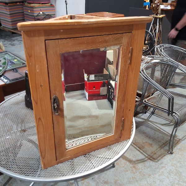 Lot 248 - CORNER WALL CABINET
