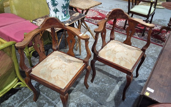 Lot 83 - CORNER CHAIRS