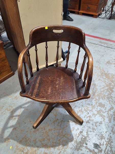 Lot 154 - CAPTAINS CHAIR