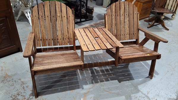 Lot 307 - JACK AND JILL BENCH