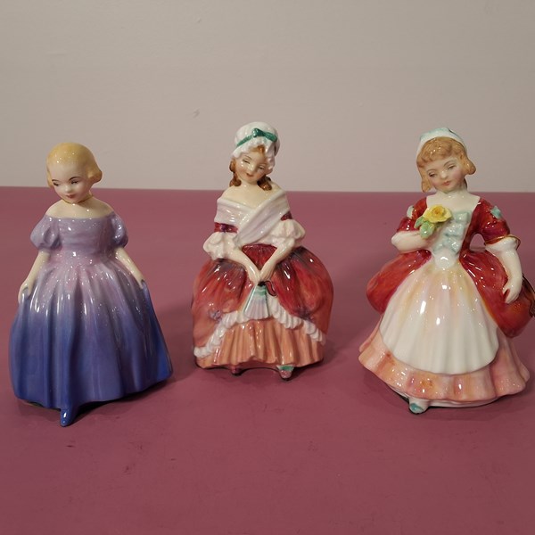 Lot 1156 - DOULTON FIGURES (3)