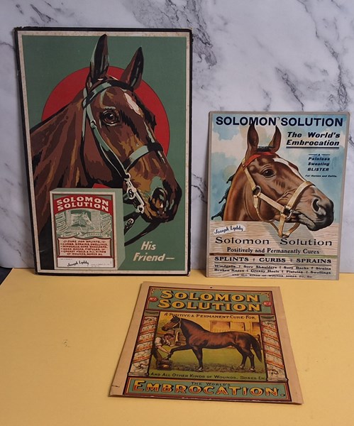 Lot 1101 - SOLOMON SOLUTION ADVERTISING
