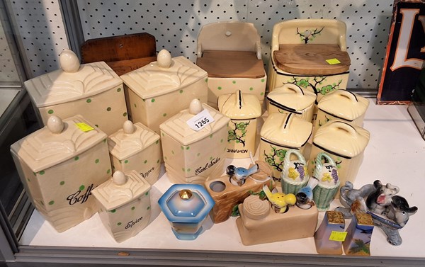 Lot 1265 - KITCHEN CANISTERS