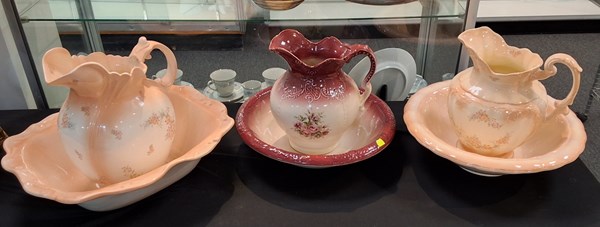 Lot 1418 - EWER & BASIN SETS