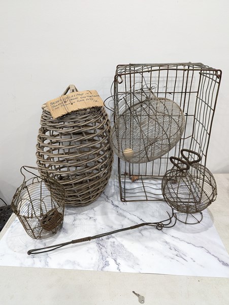 Lot 242 - VINTAGE BASKETS