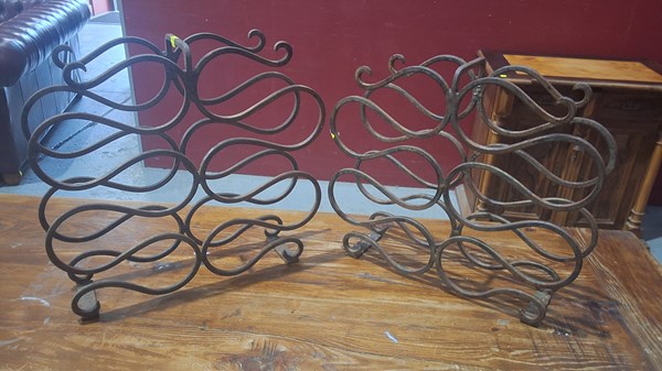 Lot 320 - WINE RACKS