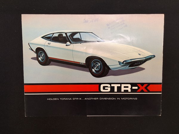 Lot 1187 - HOLDEN TORANA GTR-X BROCHURE