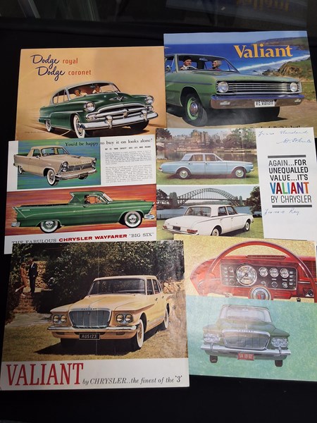 Lot 1199 - VALIANT DODGE BROCHURES