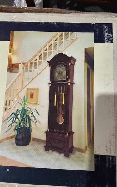 Lot 266 - GRANDFATHER CLOCK