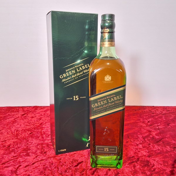 Lot 20 - JOHNNIE WALKER GREEN LABEL 15yo WHISKY