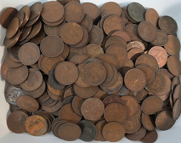 Lot 1052 - COPPER PENNIES