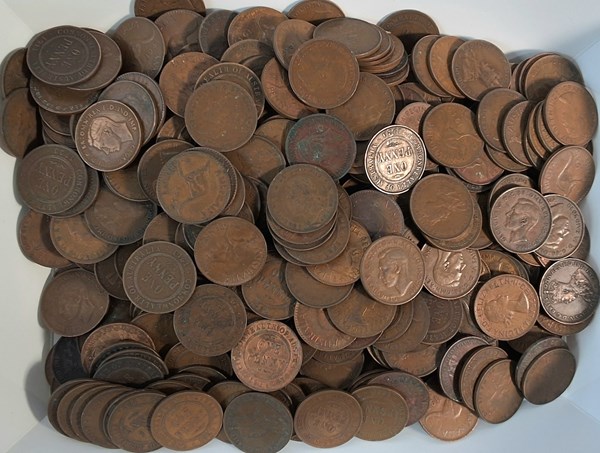 Lot 1051 - COPPER PENNIES