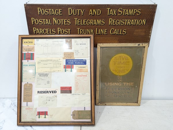 Lot 1118 - RAILWAYS AND TELECOMMUNICATIONS SIGNS