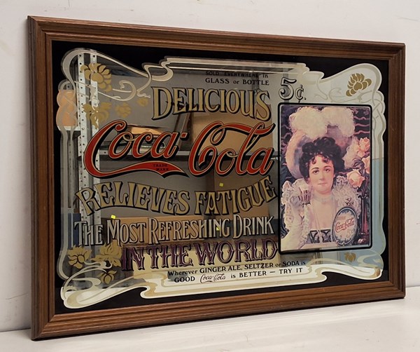 Lot 1471 - COCA-COLA MIRROR