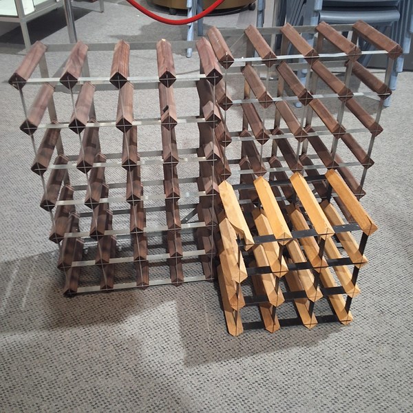 Lot 209 - WINE RACKS