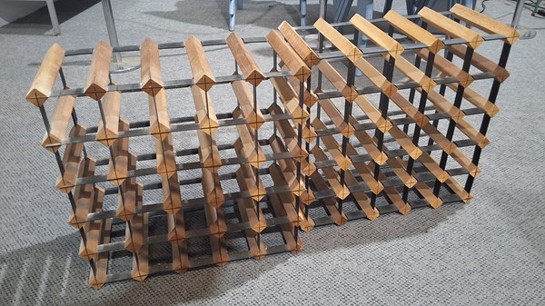 Lot 206 - WINE RACKS