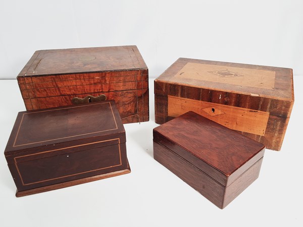 Lot 1221 - WRITING BOXES