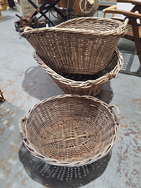 Lot 285 - CANE BASKETS