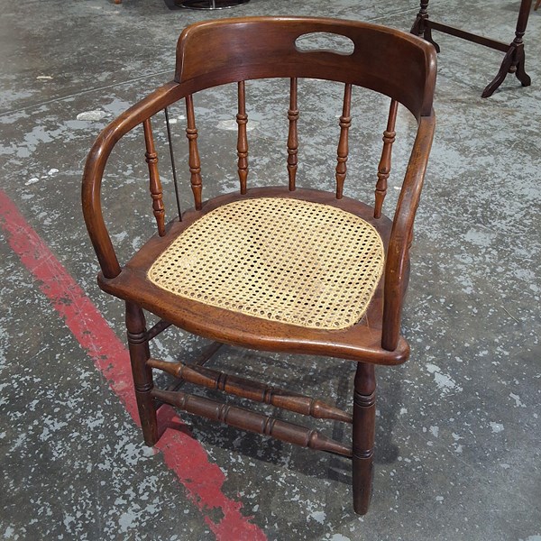 Lot 190 - CAPTAINS CHAIR