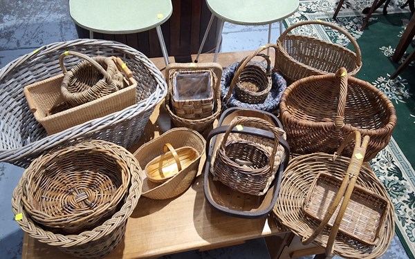 Lot 35 - CANE BASKETS