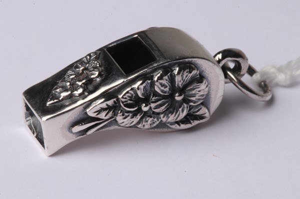 Lot 1075 - SILVER WHISTLE