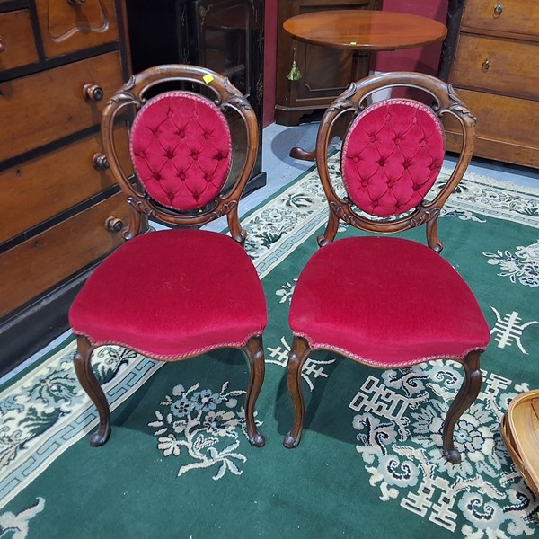 Lot 42 - PARLOUR CHAIRS