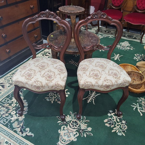 Lot 72 - PARLOUR CHAIRS