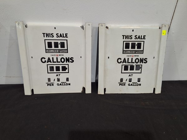 Lot 32 - GAS PUMP PANELS