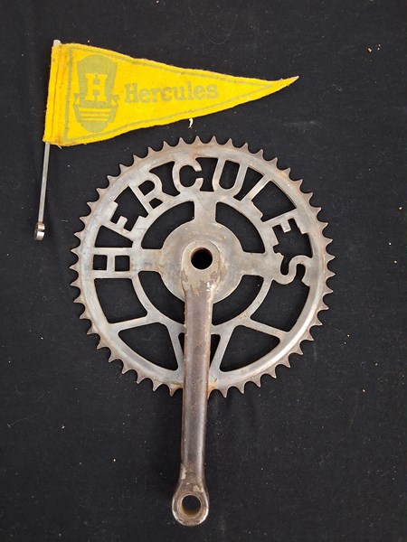 Lot 1254 - BICYCLE CRANK & PENANT