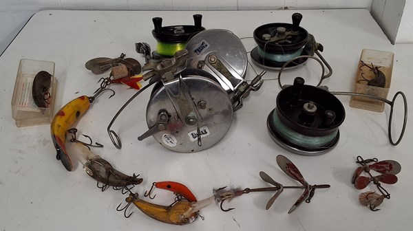 Lot 1313 - REELS & LURES