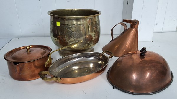 Lot 1297 - COPPER AND BRASS