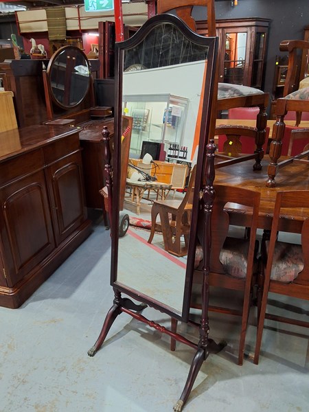 Lot 384 - CHEVAL MIRROR