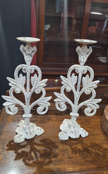 Lot 178 - CANDLE STANDS