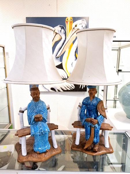 Lot 1478 - FIGURATIVE LAMPS