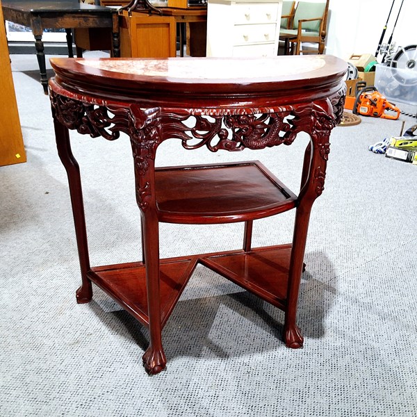 Lot 197 - CHINOISERIE CONSOLE TABLE