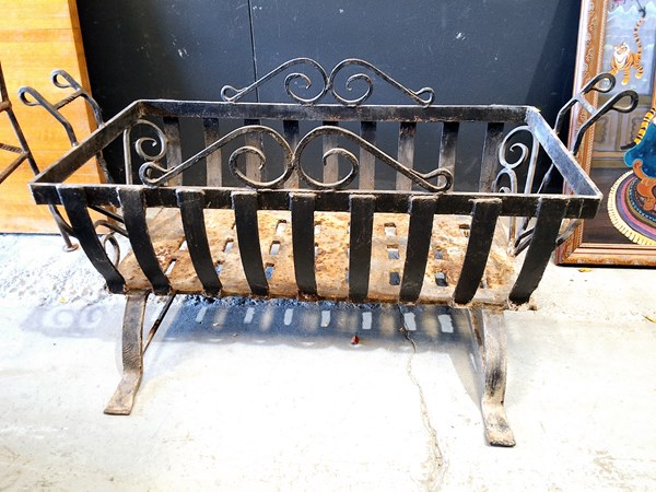 Lot 388 - IRON WORK BASKET