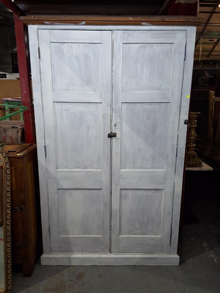 Lot 262 - SCHOOL CUPBOARD