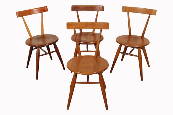 Lot 201 - SET OF DINING CHAIRS