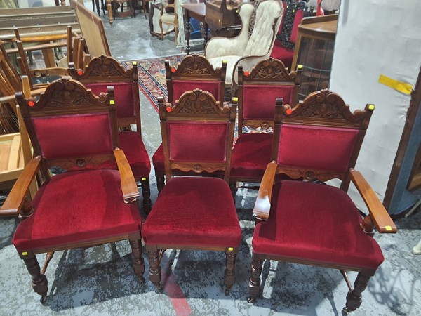 Lot 225 - DINING CHAIRS