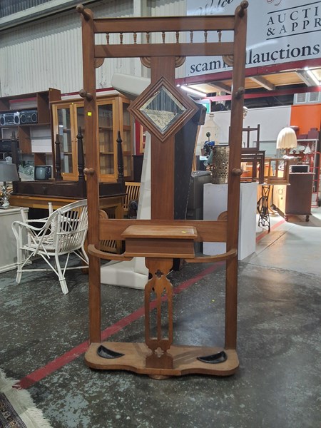 Lot 163 - HALL STAND