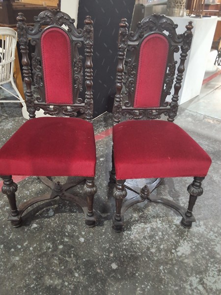 Lot 120 - PARLOUR CHAIRS