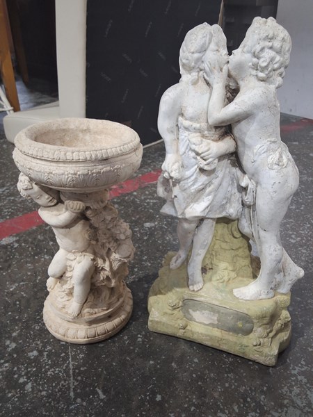 Lot 383 - CONCRETE STATUES