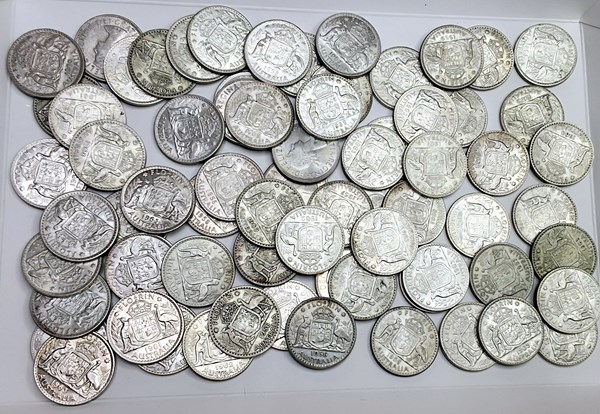 Lot 1035 - SILVER COINS