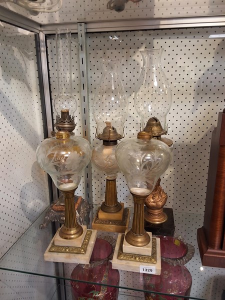 Lot 1329 - SPIRIT LAMPS