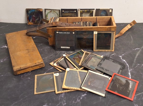 Lot 1455 - MAGIC LANTERN SLIDES